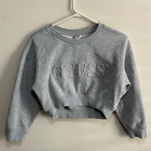 GUESS CREWNECK CROP TOP